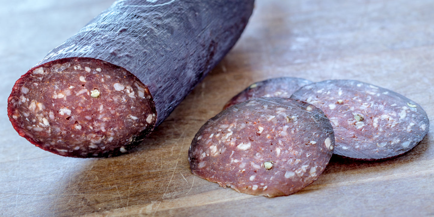Oksespegepølse